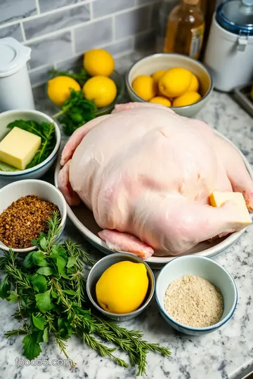 Crispy Convection Oven Roast Chicken ingredients