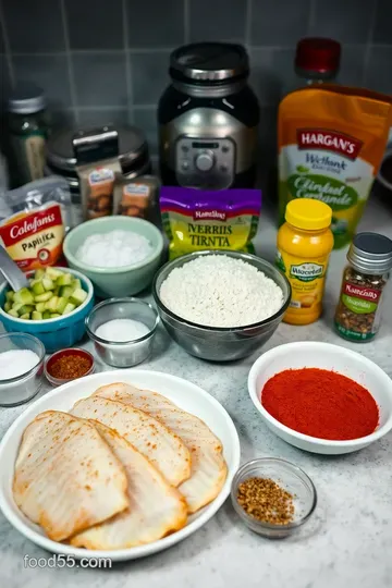 Crispy Fried Tilapia with Zesty Tartare Sauce ingredients