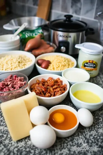Crock-Pot Meatloaf: Tender and Flavorful Comfort Food ingredients