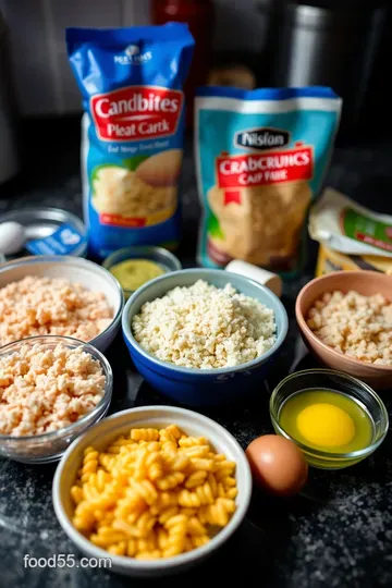 Delectable Imitation Crab Cakes ingredients