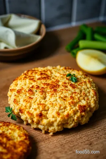 Delectable Imitation Crab Cakes presentation