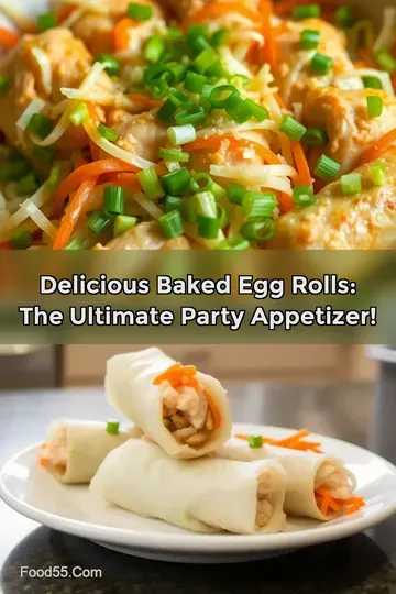 Delicious Baked Egg Rolls: The Ultimate Party Appetizer!