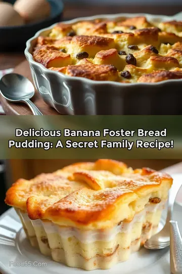 Delicious Banana Foster Bread Pudding: A Secret Family Recipe!