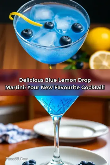 Delicious Blue Lemon Drop Martini: Your New Favourite Cocktail!