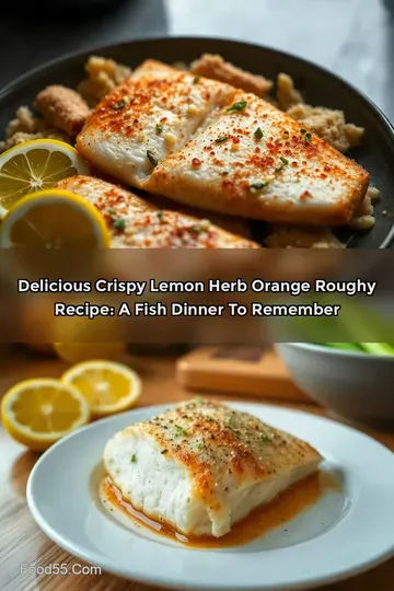 Delicious Crispy Lemon Herb Orange Roughy Recipe: A Fish Dinner to Remember