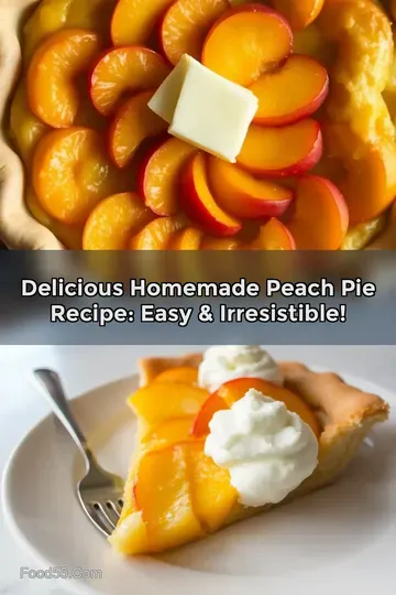 Delicious Homemade Peach Pie Recipe: Easy & Irresistible!