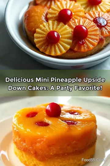 Delicious Mini Pineapple Upside Down Cakes: A Party Favorite!