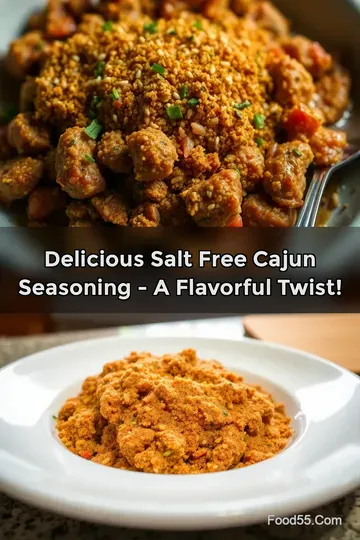 Delicious Salt Free Cajun Seasoning - A Flavorful Twist!