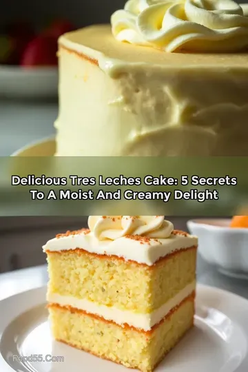 Delicious Tres Leches Cake: 5 Secrets to a Moist and Creamy Delight