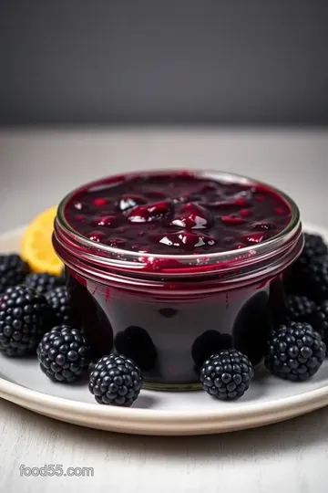 Delightful Homemade Blackberry Jam presentation
