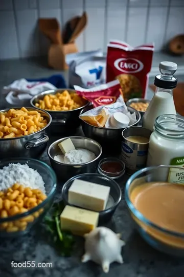 Deluxe Macaroni and Cheese: A Gourmet Twist on a Classic Comfort Food ingredients