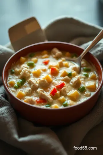 Easiest Ever Bisquick Chicken Pot Pie presentation
