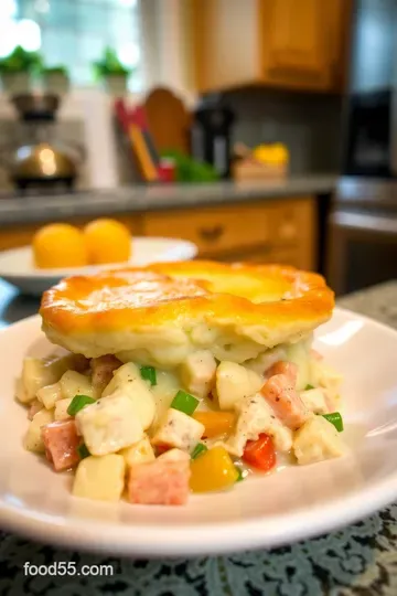 Easiest Ever Bisquick Chicken Pot Pie steps