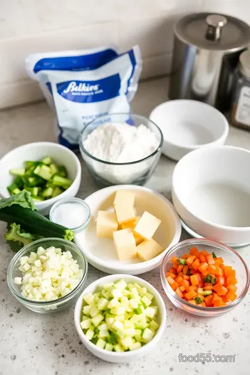 Flaky Vegetable Pastry Bites ingredients