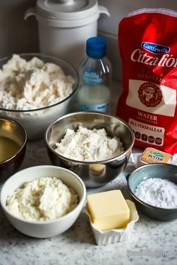 Fluffy Sourdough Dinner Rolls ingredients