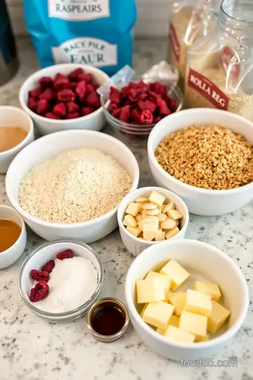 Freeze Dried Raspberries: 5 Easy Ways to Make Delicious Crumble Bars! ingredients