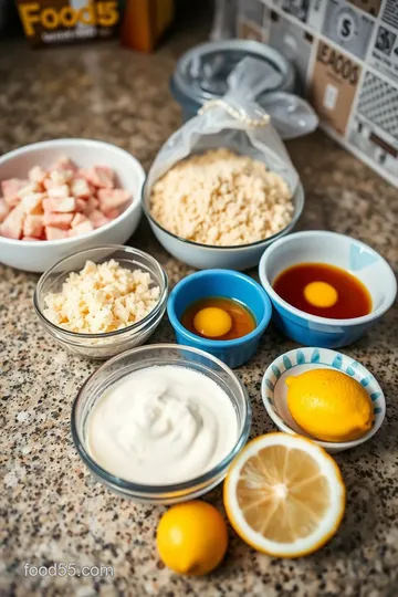 Maryland Crab Cakes ingredients