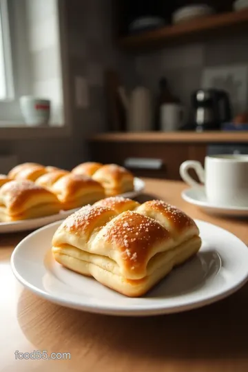 Classic Swiss Gipfeli (Croissant) steps