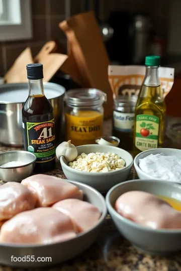 Gluten-Free A1 Steak Sauce Glazed Chicken ingredients