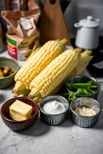 Golden and Tender: Oven-Roasted Corn on the Cob ingredients