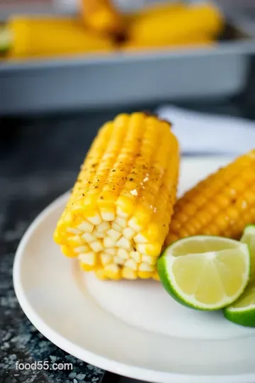 Golden Oven Roasted Corn: A Sweet and Savory Delight steps