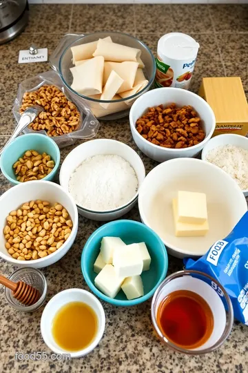 Baklava ingredients