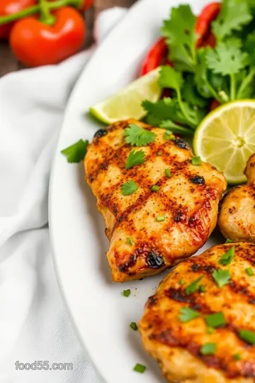 San Antonio Grilled Red Pepper Mexican Chicken Marinade presentation