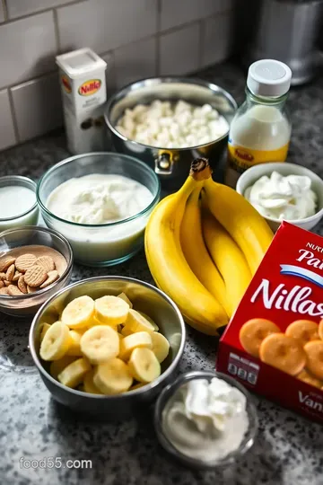 Heavenly Nilla Vanilla Wafer Banana Pudding ingredients