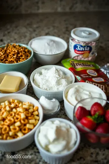 Heavenly Strawberry Pretzel Salad: A Sweet and Salty Delight ingredients