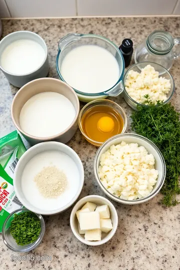 Herbed Savory Custard Delight ingredients