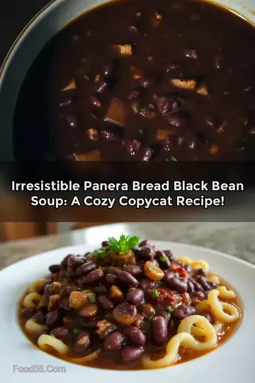 Irresistible Panera Bread Black Bean Soup: A Cozy Copycat Recipe!