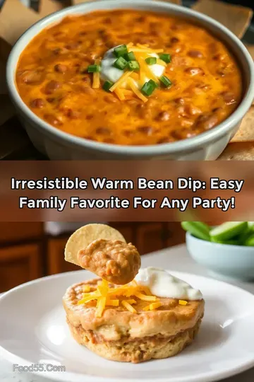 Irresistible Warm Bean Dip: Easy Family Favorite for Any Party!
