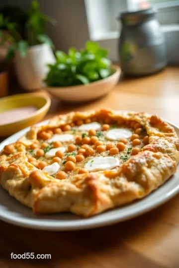 Julie Tichon’s Savory Chickpea Galette steps