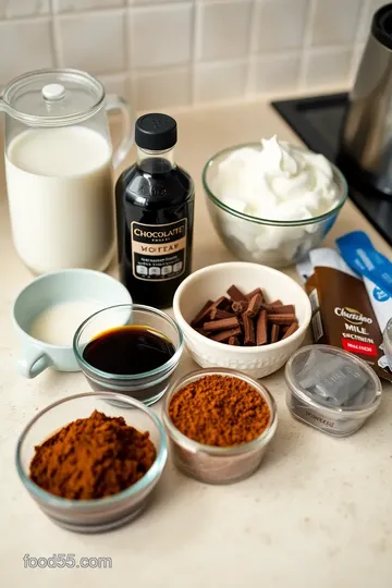 Decadent Mochaccino: Easy Chocolate Coffee Indulgence ingredients