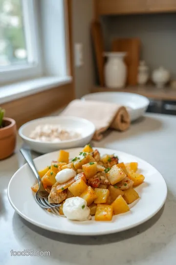 Mediterranean Stir Fry with Skordalia steps