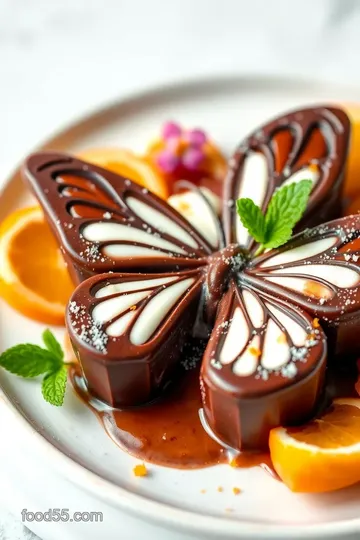 Butterfly Chocolate Delight presentation