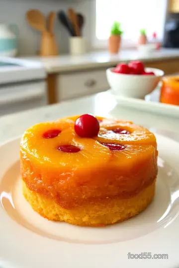 Mini Pineapple Upside Down Cakes steps