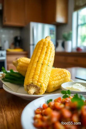 Oven-Roasted Corn on the Cob with Herb Butter steps