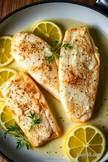 Pan-Seared Petrale Sole with Lemon Butter Sauce presentation