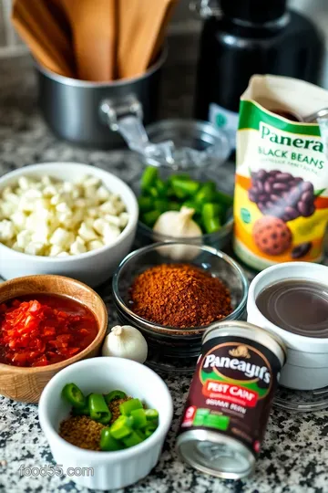 Panera-Style Black Bean Soup ingredients