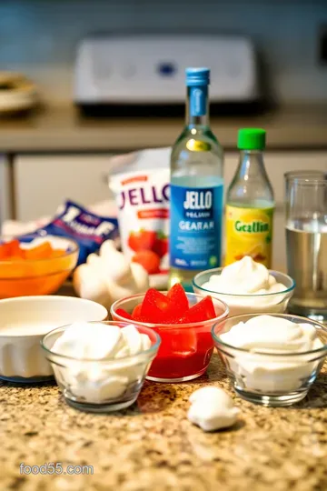 Party-Ready Jello Shots: Vibrant Flavors in a Fun Package! ingredients