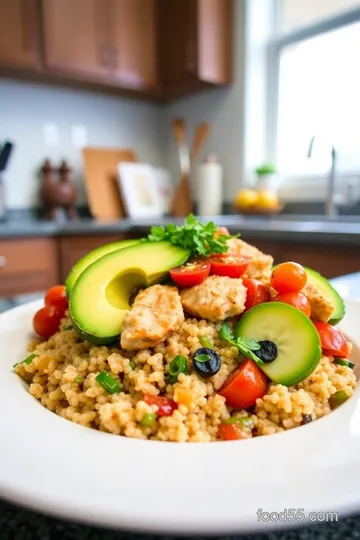 Roam Diet Quinoa Power Bowl with Grilled Chicken and Avocado steps