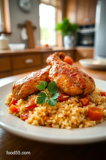 Ghanaian Jollof Rice with Roasted Chicken steps