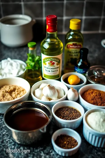 Savory Lea & Perrins Steak Sauce Marinade ingredients