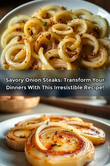 Savory Onion Steaks: Transform Your Dinners with This Irresistible Recipe!
