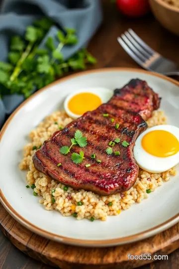 Wagyu Beef Breakfast Bowl presentation