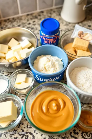 Silky Peanut Butter Cream Cheese Frosting ingredients