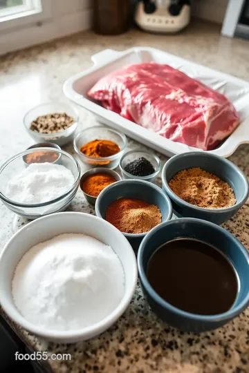 Smoky Georgia-Style Brisket ingredients