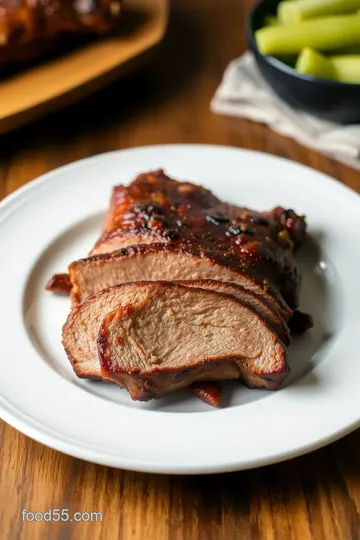 Smoky Georgia-Style Brisket presentation