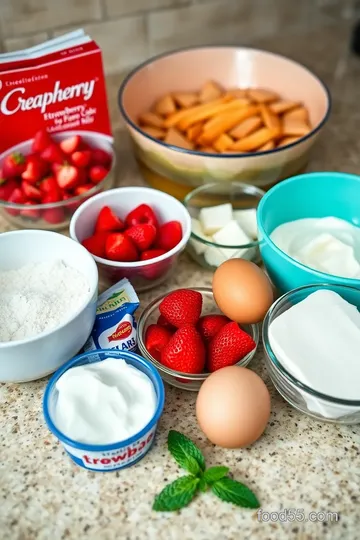 Strawberry Earthquake Cake ingredients